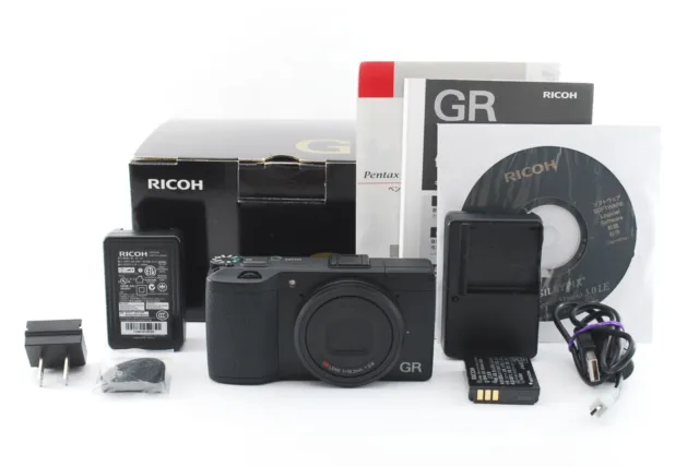 [MINT in Box] RICOH GR 16.2 MP Digital Compact Camera Black From JAPAN 873
