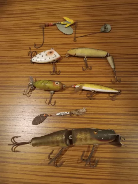 LOT OF VINTAGE Fishing Lures See Individual Photos in Description