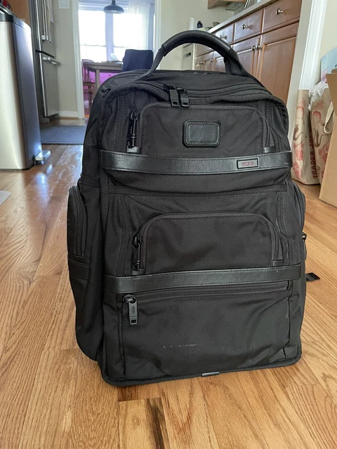 TUMI Alpha 2 'T-Pass' Black Nylon Business Class Backpack - 26578D2