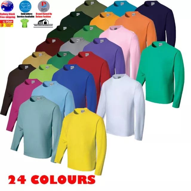 Ladies Adults Sun Smart Long Sleeve Tee Shirt 100% Breezeway Polyester Polo