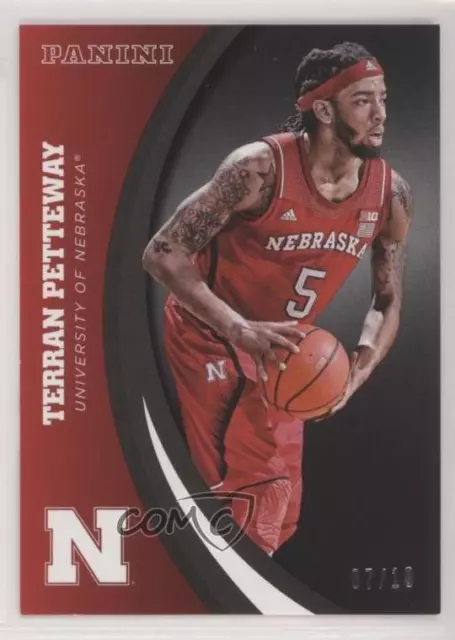 2015 Panini Nebraska Cornhuskers Black /10 Terran Petteway #48 Rookie RC