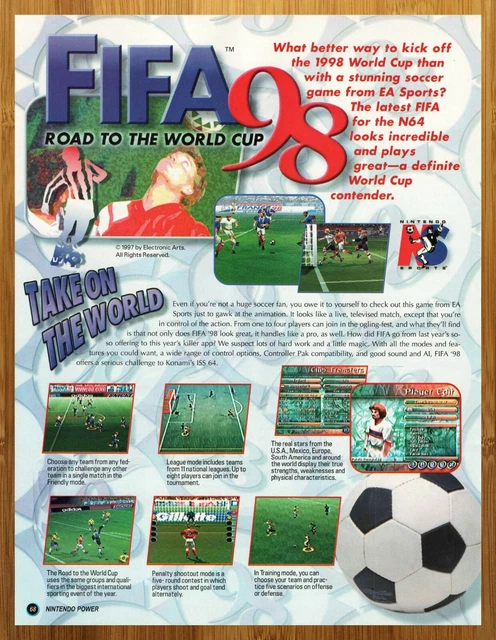 FOOTBALL TOP FOOT n°23 de 1997 SPÉCIAL MONDIAL 98' POSTER EQUIPES