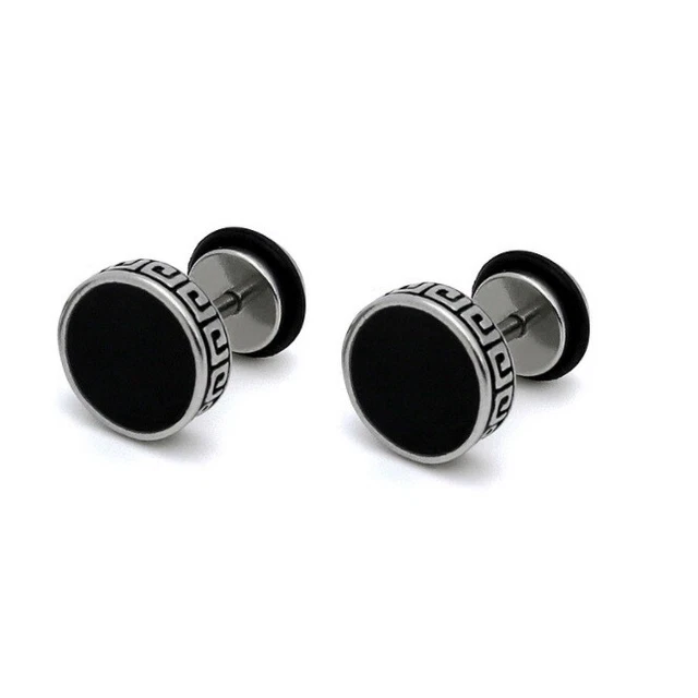 Piercing Naso 2 Orecchini Piercing A Croce In Acciaio Inox 8mm - Bilanciere Per Uomo E Donna Orecchini Croce Pendente - 6
