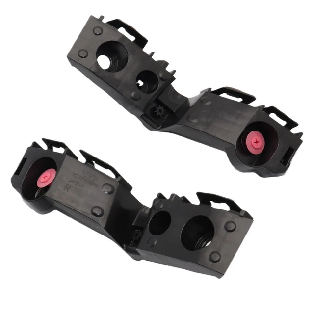 thumbnail image 2 of Front Bumper Side Support Bracket Set For 1998-2000 Toyota Tacoma 2WD – Left & Right, Black 2 of 5