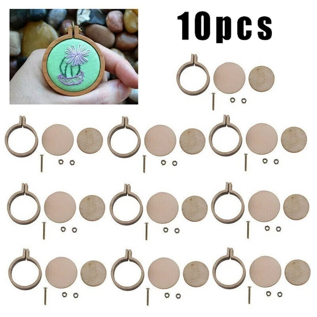 Marco de bordado accesorios creativo punto de cruz mini costura práctico duradero