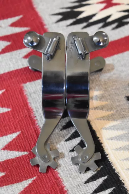 Handmade Maker Marked Spurs ~ Jr Gray