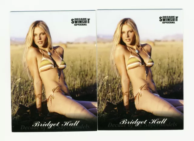 Bridget Hall Sports Illustrated Decade Special Swimsuit Card Set