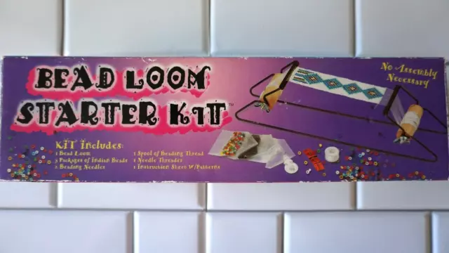 Kit Inicial Vintage Telar de Cuentas Completo Sin Usar Westrim Crafts Nuevo en Caja Original