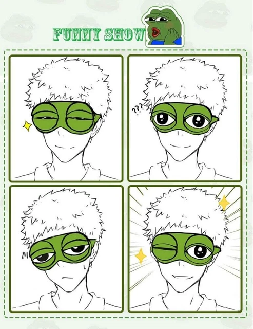 2X Frosch Augenmaske Blackout Brille, Plüsch Schlafmasken für Erwachsene Kinder 5