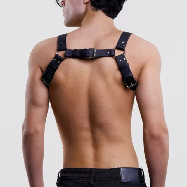 Sexy and Stylish Leather Body Harness Straps for Men Adds an Edgy Look 3
