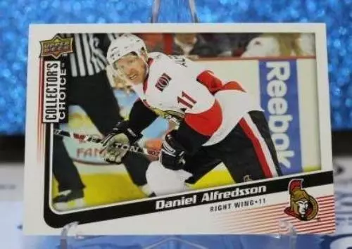 Daniel Alfredsson # 55 Upper Deck 2008-09 Ottawa Senators Nhl Hockey Trading Car