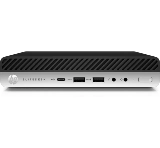 HP 800 G3 Mini Desktop Computer i5 7500T SSD Win 11 Pro Built in Wifi