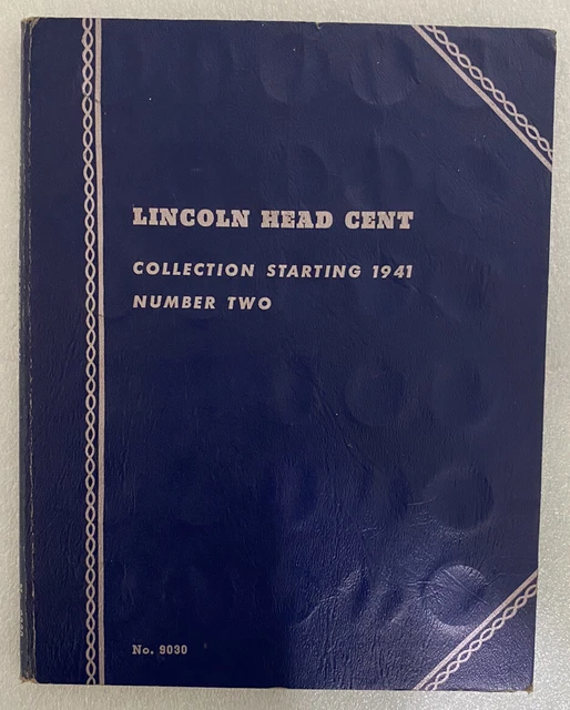 Lincoln Head Cent collection starting 1941 number two No.9030 all coins￼