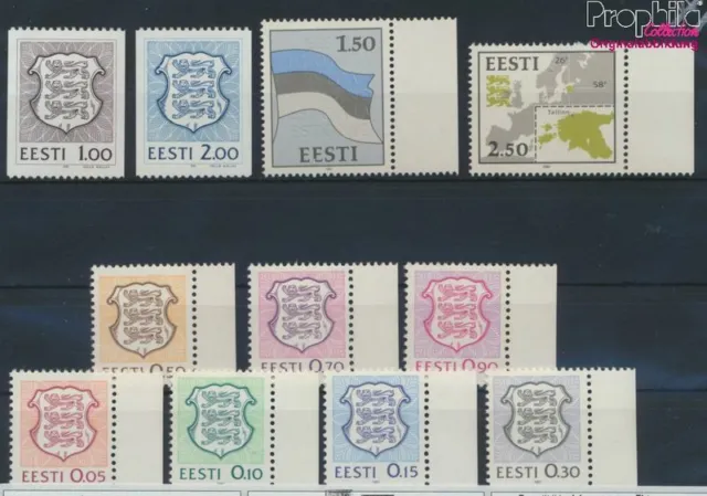 Briefmarken Estland 1991 Mi 165-175 (kompl.Ausg.) Jahrgang 1991 komplett p(92800