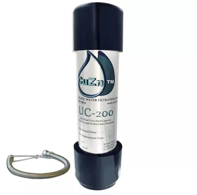 CuZn UC-200 Under Counter Water Filter - 50K Ultra High Capacity - Made in USA