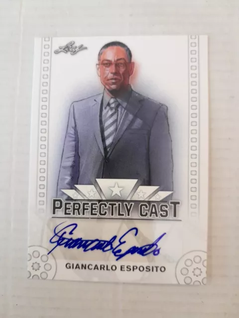 Giancarlo Esposito Perfectly Autograph Card 2016 Leaf Pop Century Breaking Bad