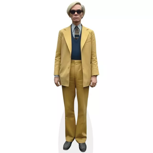 Andy Warhol (Yellow Suit) Pappaufsteller mini