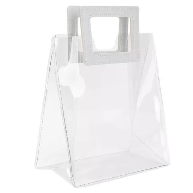 2 Stck. Transparente Geschenktüte Geschenktüte Transparente Unterseite Handtasche zum Geburtstag