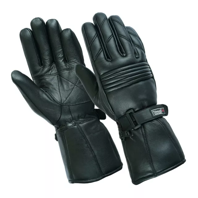Motocicletta Termico Guanti IN Pelle Inverno Estate Impermeabile Protezione