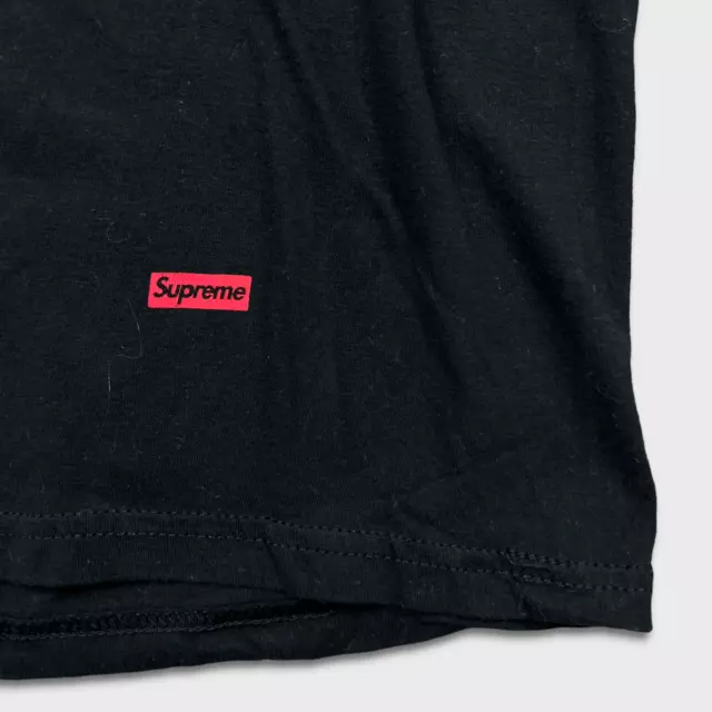 Supreme x Hanes Blank Tee - Mens Medium Black 2