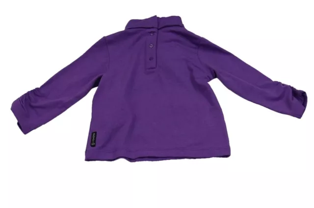 Armani Baby Girls Purple Polo Neck Top/Tshirt 100% Genuine Luxury 6m,9m,12m 3