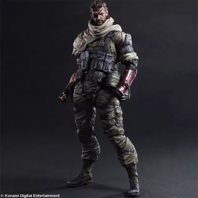 Play Arts Kai Metal Gear Solid 5 Snake Action Figure Model Toys New In Box Gift