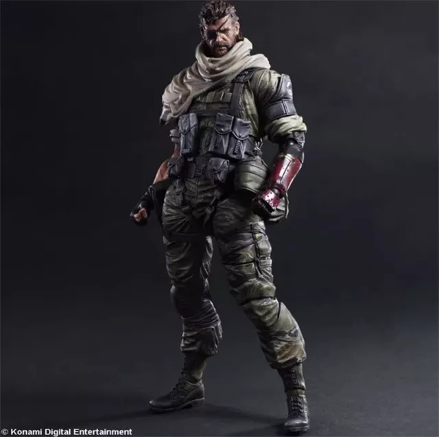 Play Arts Kai Metal Gear Sólido 5 Serpiente Figura de Acción Modelo Juguetes Nuevo En Caja Regalo