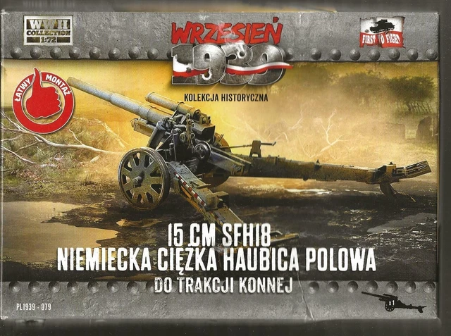 172 FIRST TO Fight 079, 2.WK,15 cm s.FH 18 German heavy howitzer für