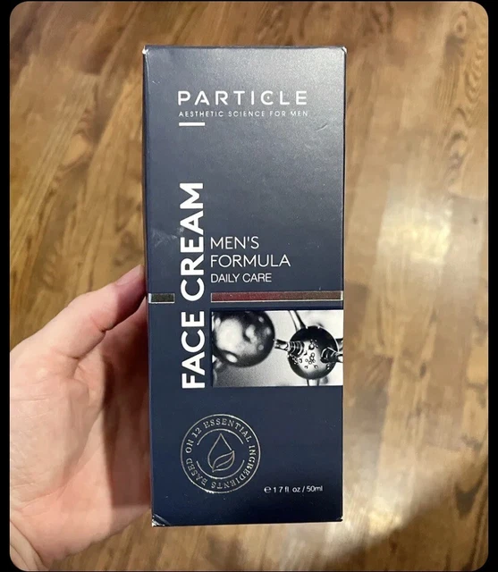PARTICLE Aesthetic Science FACE Cream Men's Daily Care 1.7 Fl Oz ex 12/25 READ