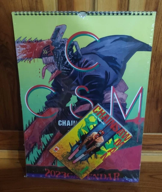 CHAINSAW MAN CALENDAR 2023+Variant Sold Out Sleeve Christmas