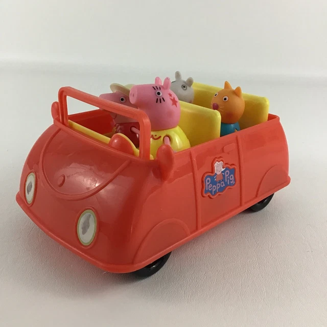 PEPPA PIG BIG Red Family Road Trip Car Sound Effects Figures Vintage 2003 Toy 29.95 PicClick
