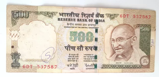 INDIA: 500 Indian Rupee Banknotes.