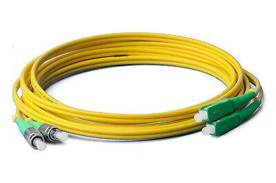 2m LWL SC APC-FC APC cavo patch duplex os2 GIALLO 9/125 ottiche 