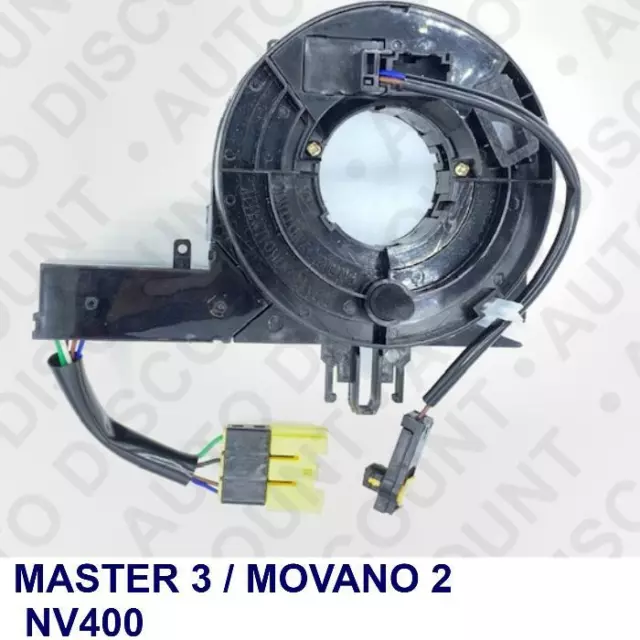 Commodo contacteur tournant airbag pour RENAULT MASTER 3 DOKA KIPPER BENNE