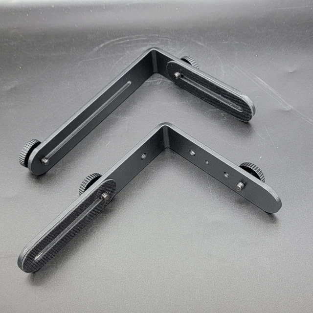 Metal Aluminum Alloy L-Shape Camera Flash Bracket Flashlight Camera Holder Mount