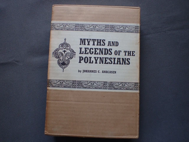 Myths and Legends of the Polynesians Johannes C Andersen Tuttle 2nd 1986
