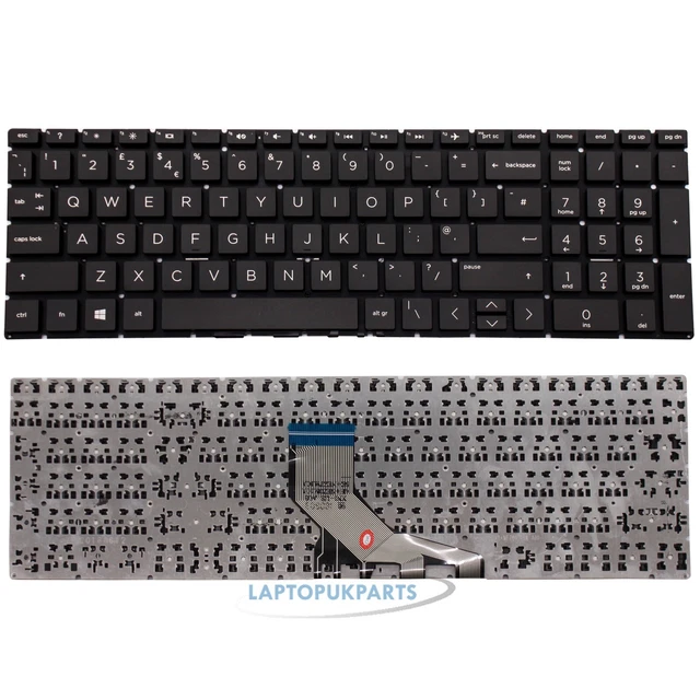Housse repose-paume avec clavier US, pour HP 15-bs 15