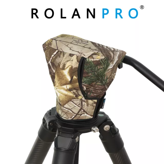 ROLANPRO Camou Protective Case for Sachtler FSB-8 FSB-8T Fluid Head Rain Cover