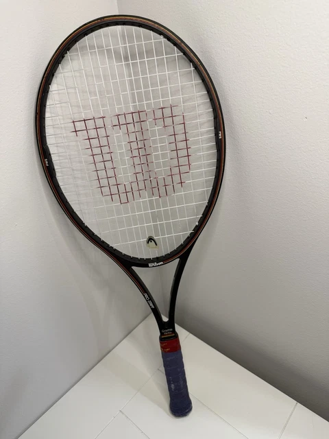 RAQUETTE DE TENNIS VINTAGE EN BOIS CHAMPION PROFESSIONNEL WILSON CHRIS EVERT