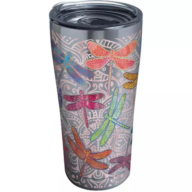 Tervis Dragonfly Mandala 20 Oz. Stainless Steel Tumbler with Slider Lid Tervis