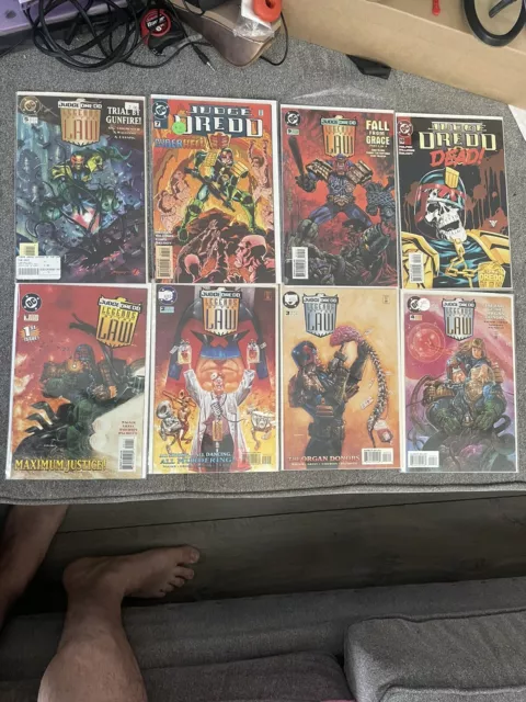 judge dredd comic lot 8 Books