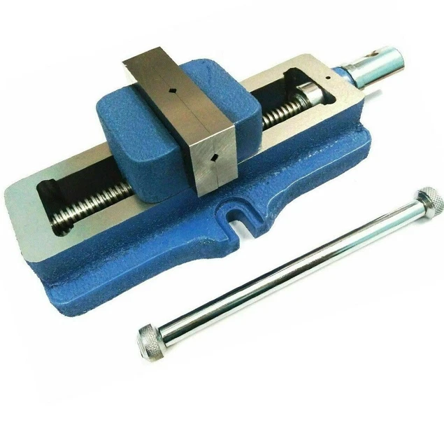 A New Self Centering Vice 2" Inch Jaws Low Profile Width 50mm Vise Fixed Base