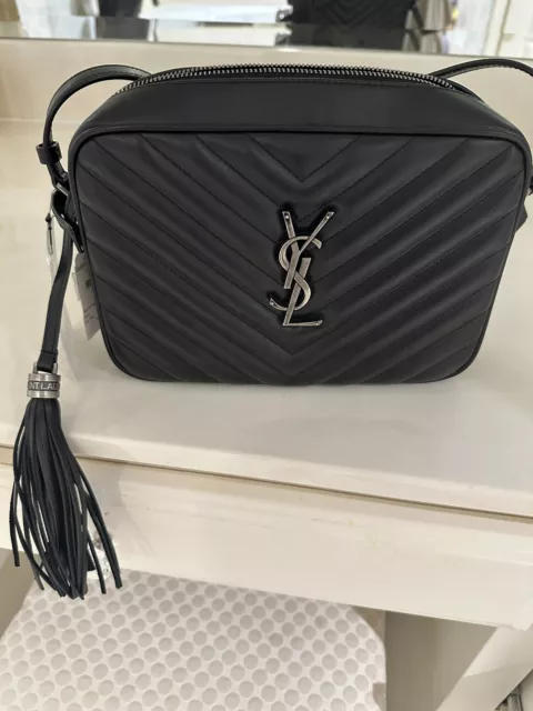 YSL camera bag black