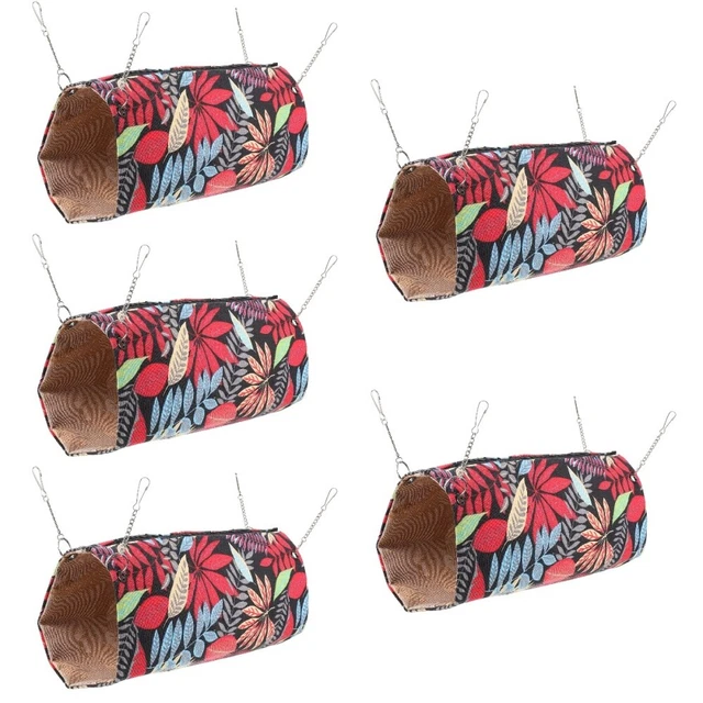 5pcs kleines Haustierhänge Tunnel Hamster Sommerkühlung Nest Meerschweinchen