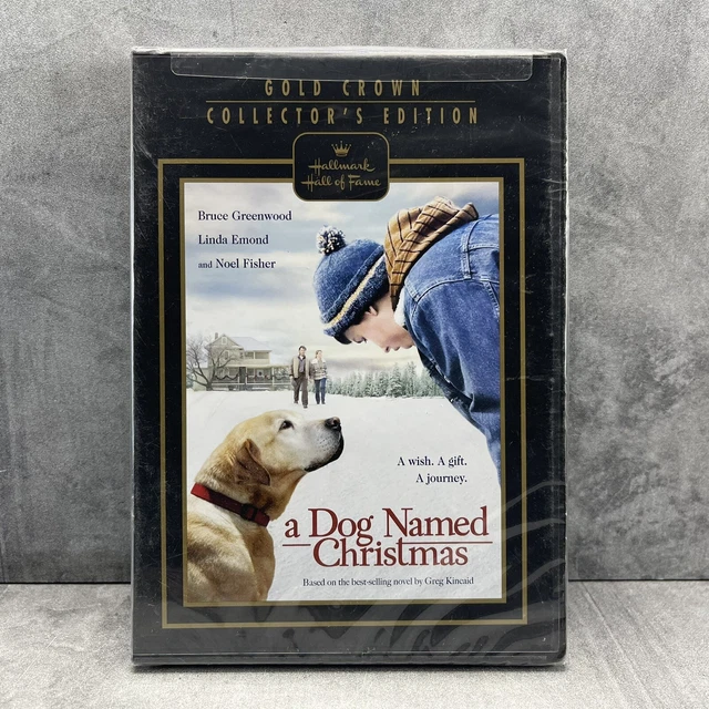 NEW! A Dog Named Christmas (2009) DVD Hallmark Gold Crown Collector’s Edition