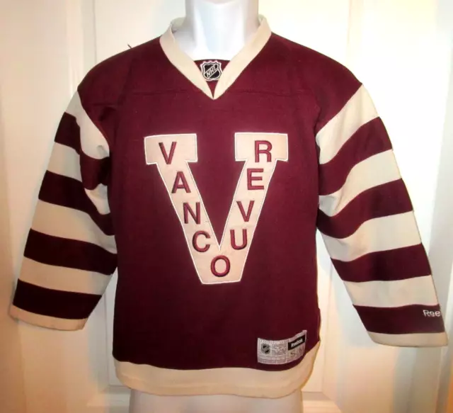 Youth Boys Reebok Vancouver Canucks "Heritage Classic" NHL Hockey Jersey  S/M