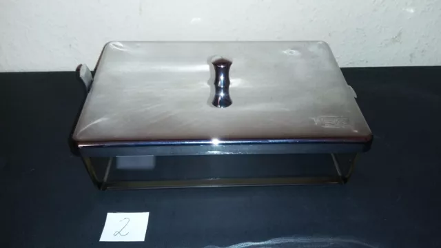 Retro Instrumentenschale 22,5 x 15 x 5,5 zum sterilisieren Glas Arzt Operation