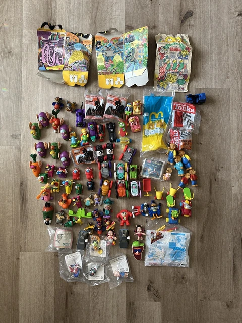 Lot Vintage De 10 Jouets Promotionnels 80's 90's McDonald's Pizza Hut Kellogg's