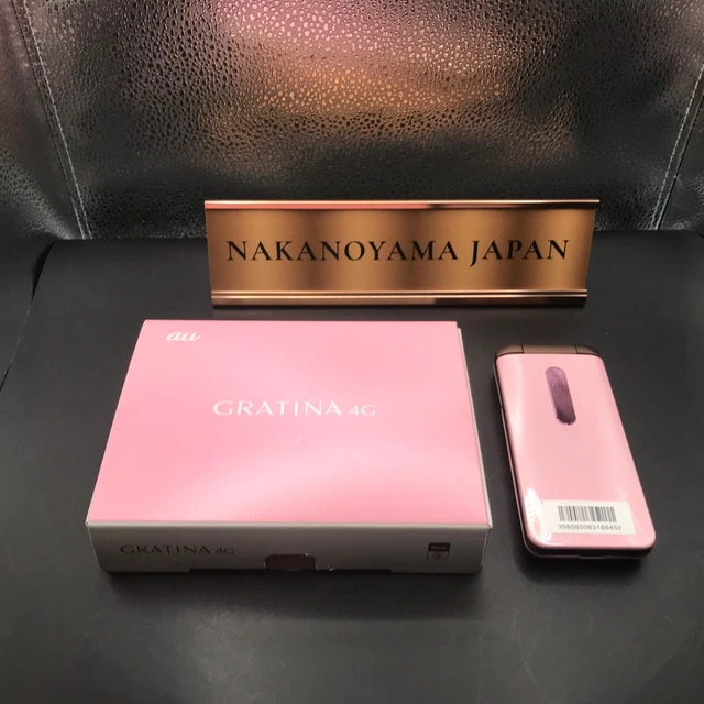 新品未使用 SIMフリー au GRATINA 4G KYF31 ピンク KYOCERA au GRATINA 4G PINK KYF31