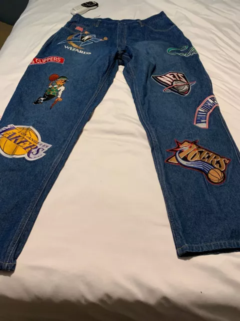 UNK NBA Los Angeles Lakers Kobe Bryant #8 Rookie Denim Pants 38 Jeans  Vintage